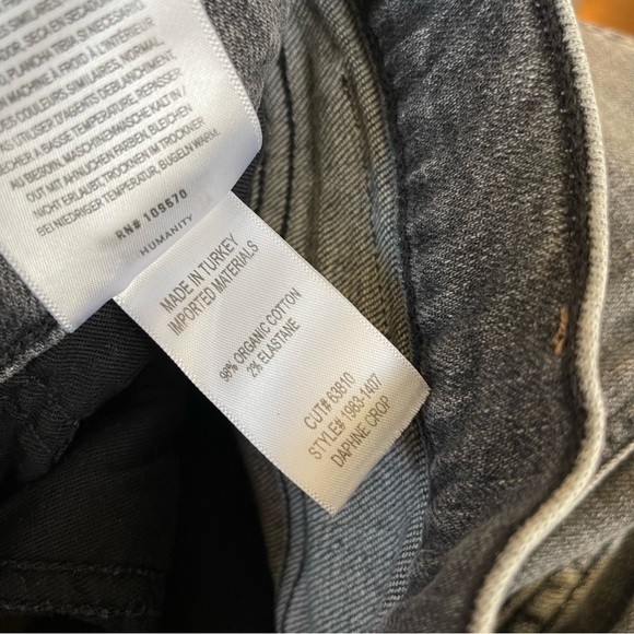 Citizens Of Humanity Premium Vintage Daphne Crop Frayed Hem Jeans - Picture 7 of 8